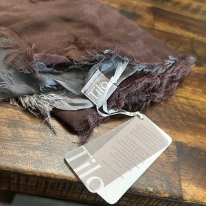 Tilo Brown and Gray Women's Scarf